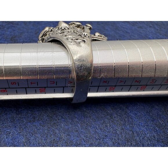 Skull-Themed Silver Ring & Brooch Pin - Picture 6 of 6